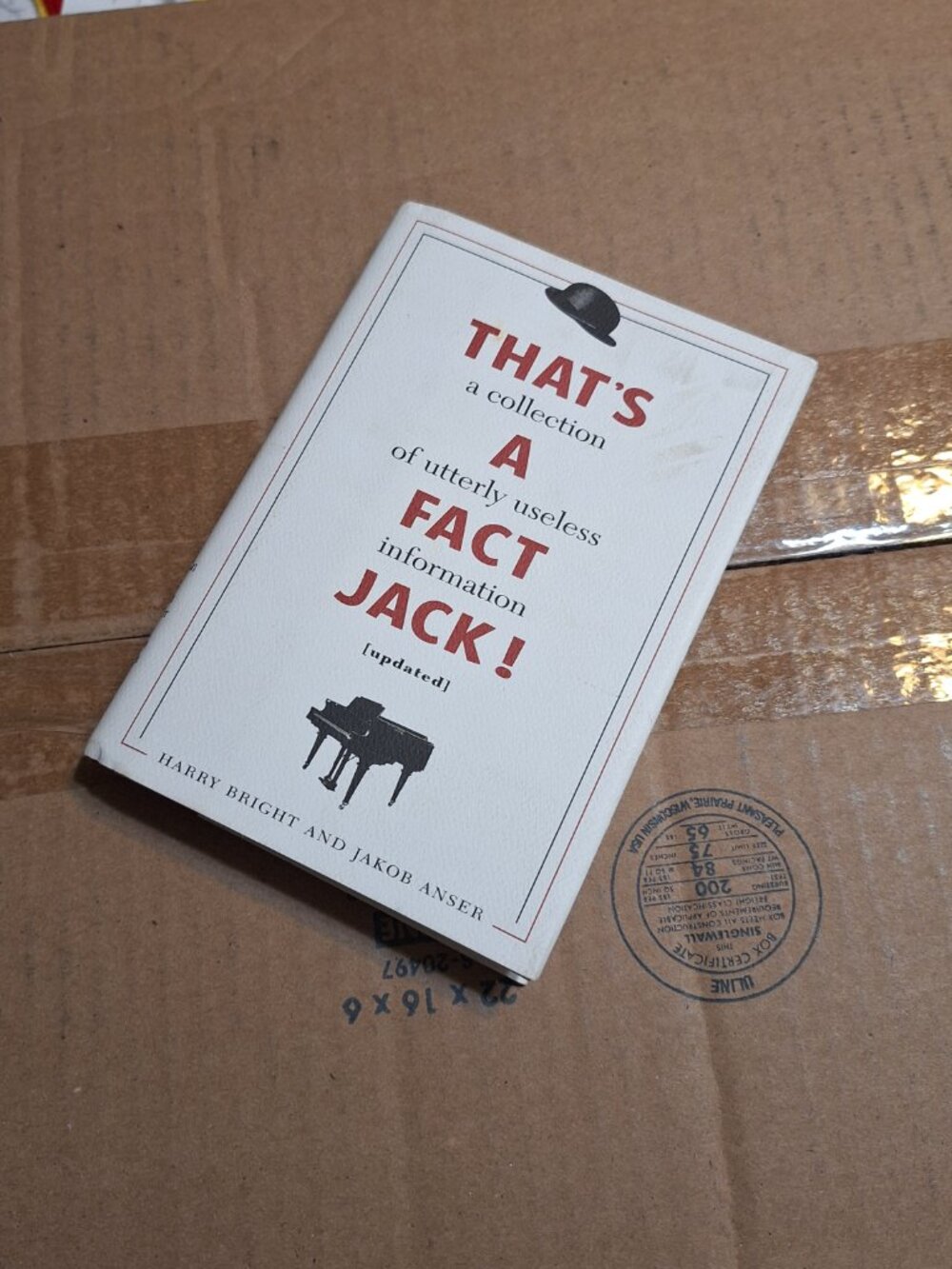 That's a fact jack! book